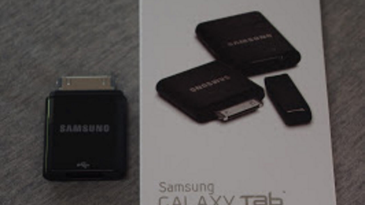 「Galaxy Tab」用USB Connection Kitが届きました