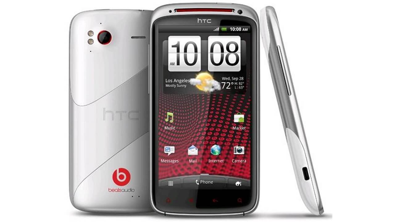 「HTC Sensation XE」ホワイト