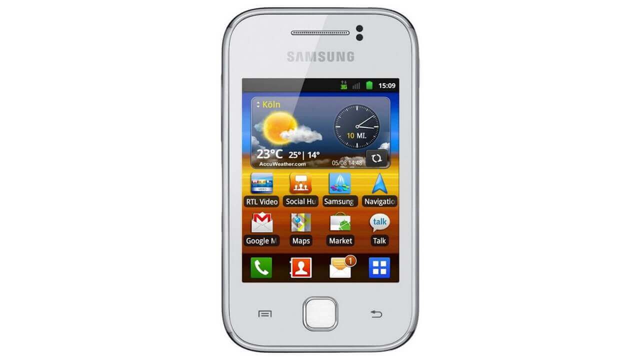 Samsung「Galaxy Y」ホワイト、驚くべきは、、、