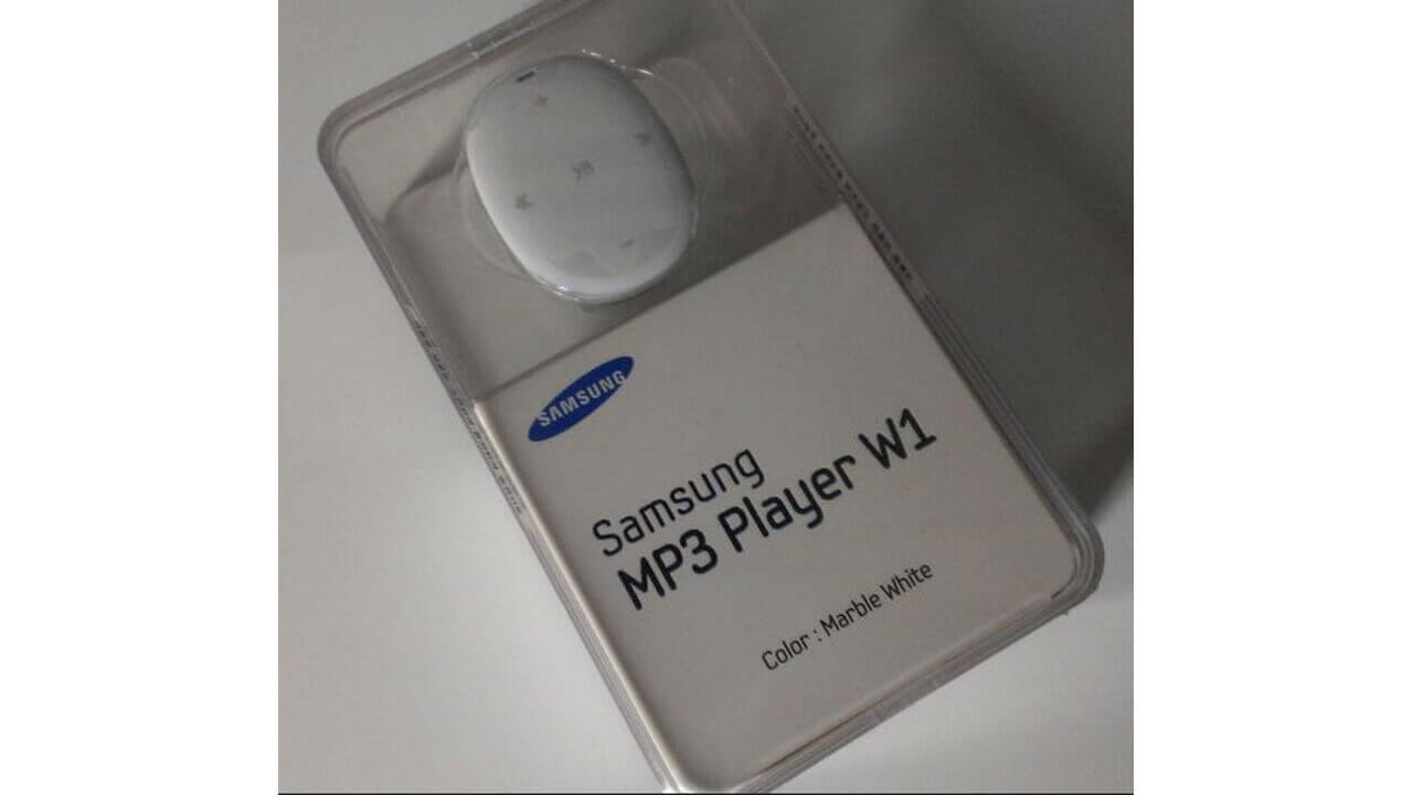 Samsung MP3 Player W1が届きました