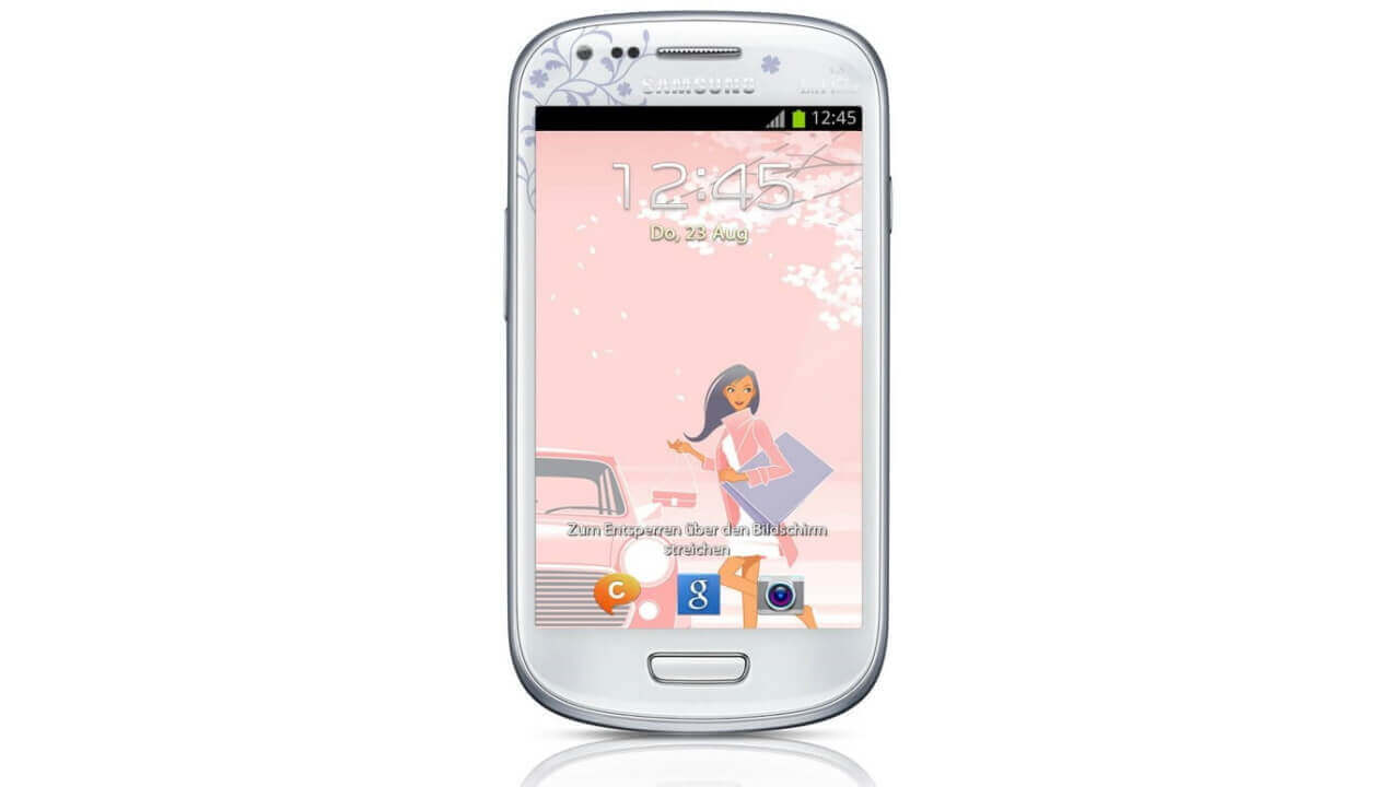 Galaxy S III Mini I8190 La Fleurコラボモデルが欧州で発売