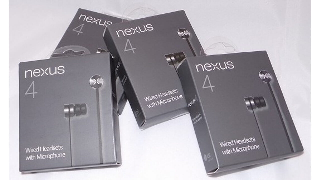 Nexus 4有線ヘッドセットが届きました