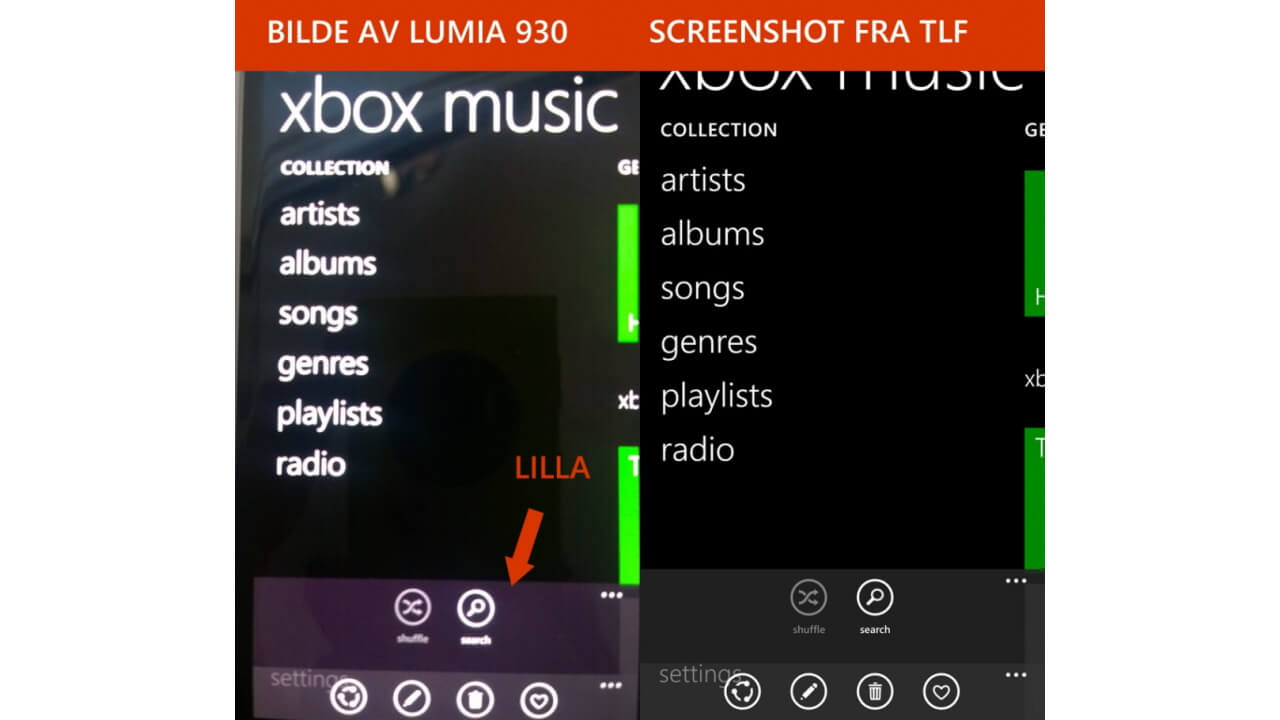 Nokia Lumia 930のディスプレイ色調調整問題