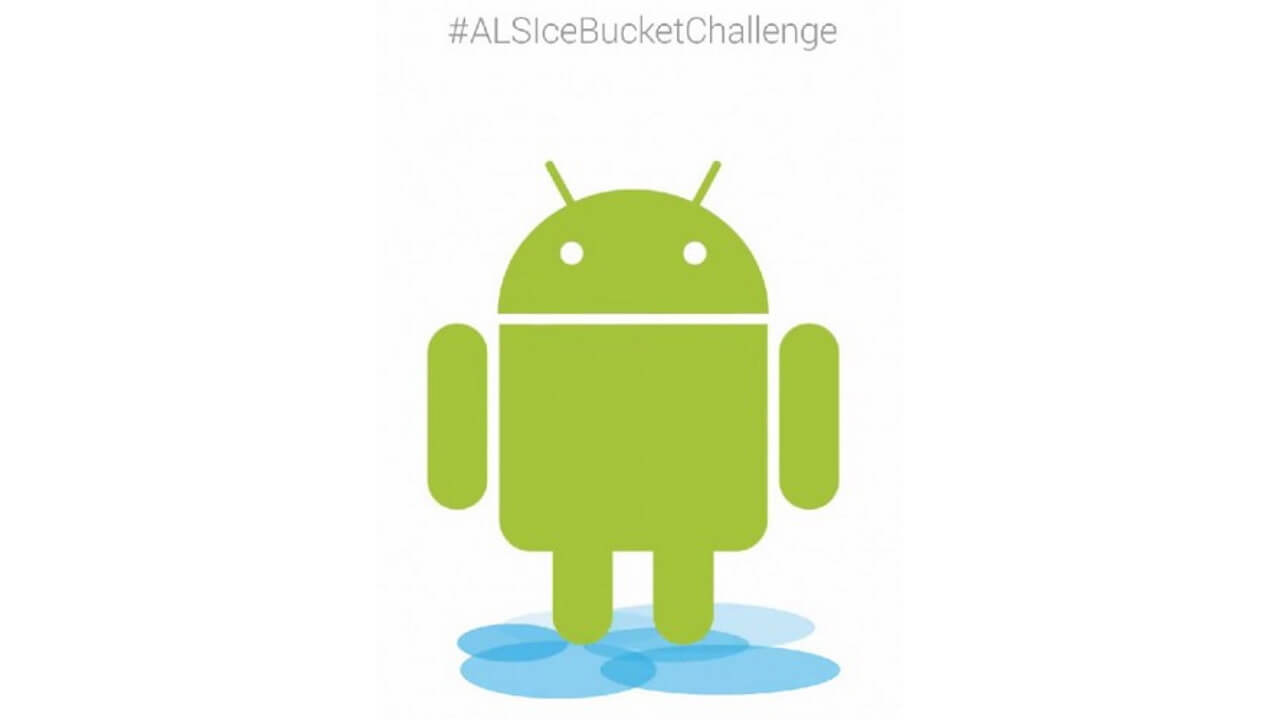 Android君によるALSアイス・バケツ・チャレンジのショート動画を公開