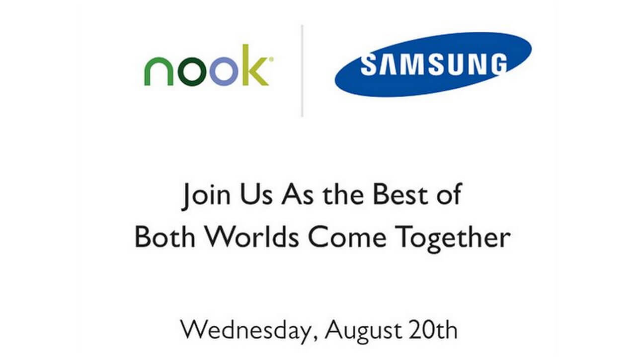 Samsung、8月20日にニューヨークでNookを発表へ