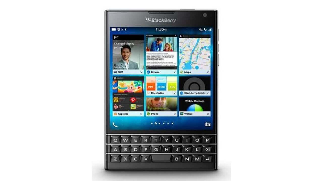 BlackBerry Passportの実機が公式ブログに掲載