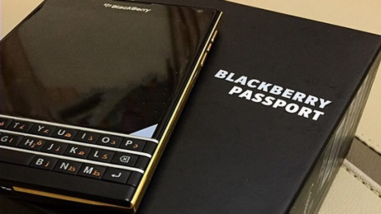 「BlackBerry Passport」GOLDは公式ではなかった模様