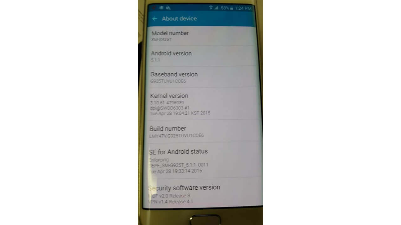 米T-Mobile版「Galaxy S6 Edge」にAndroid 5.1.1配信