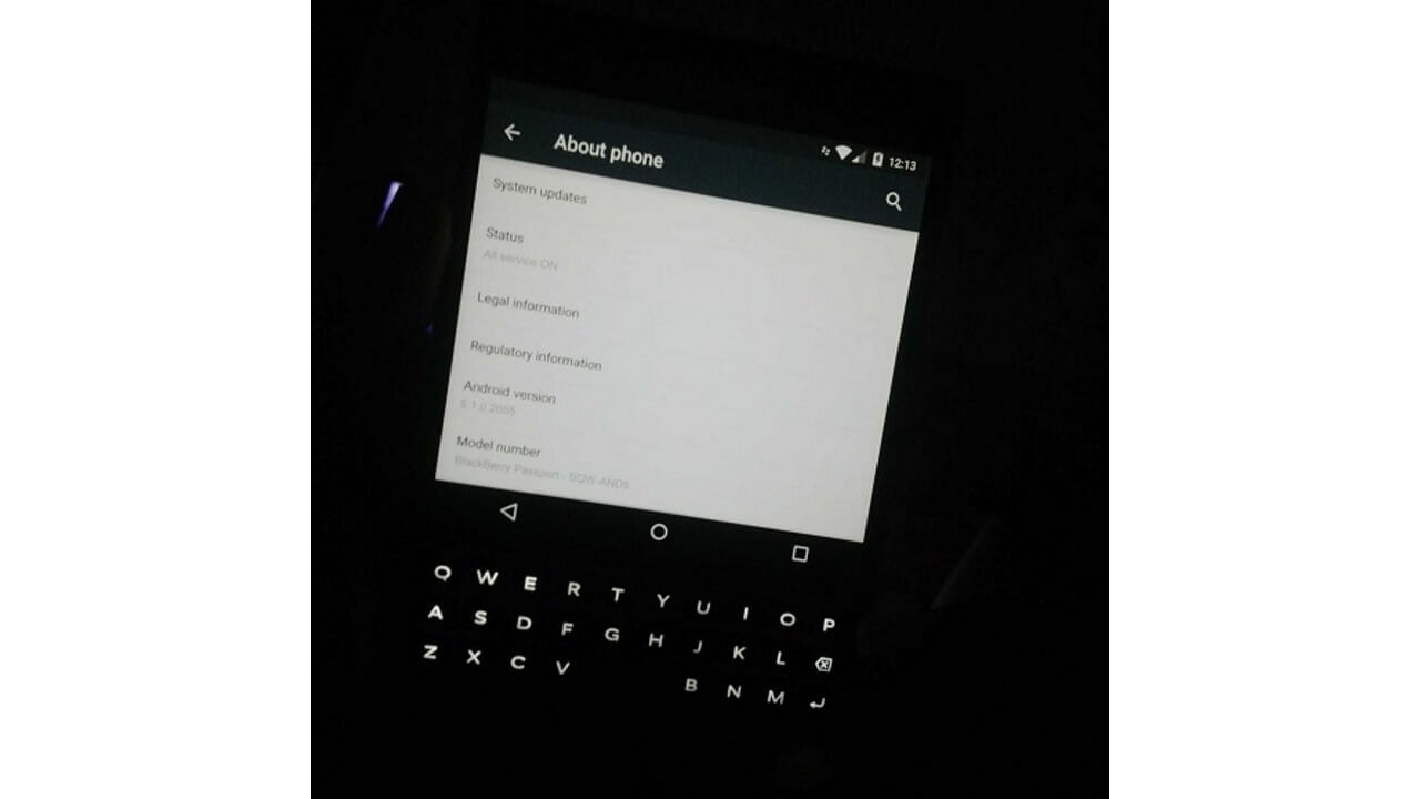 なんと「BlackBerry Passport」でAndroid 5.1を動作？