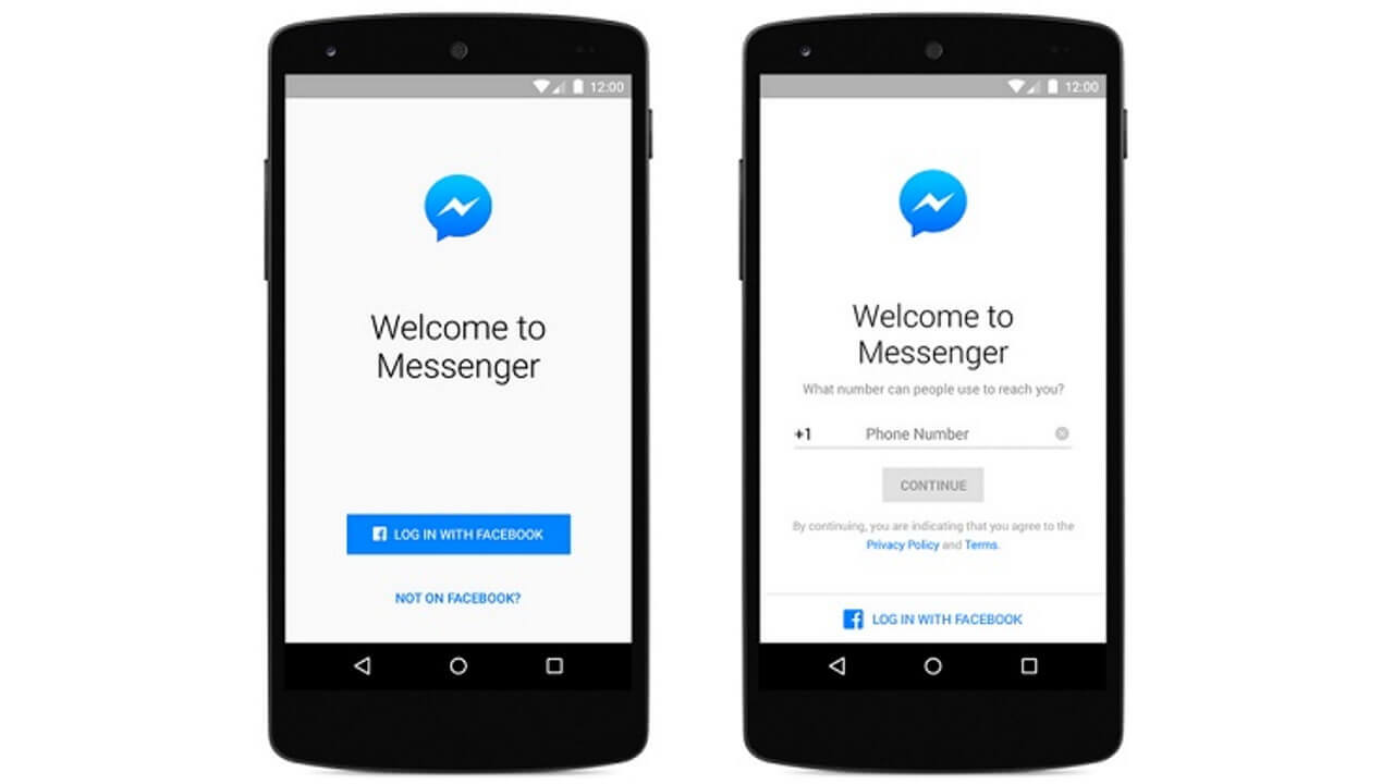 Android「Facebook Messenger」アカウント不要で利用可能に