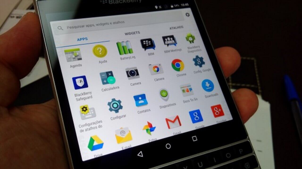 「BlackBerry Passport Silver Editon」Androidを動作させる動画