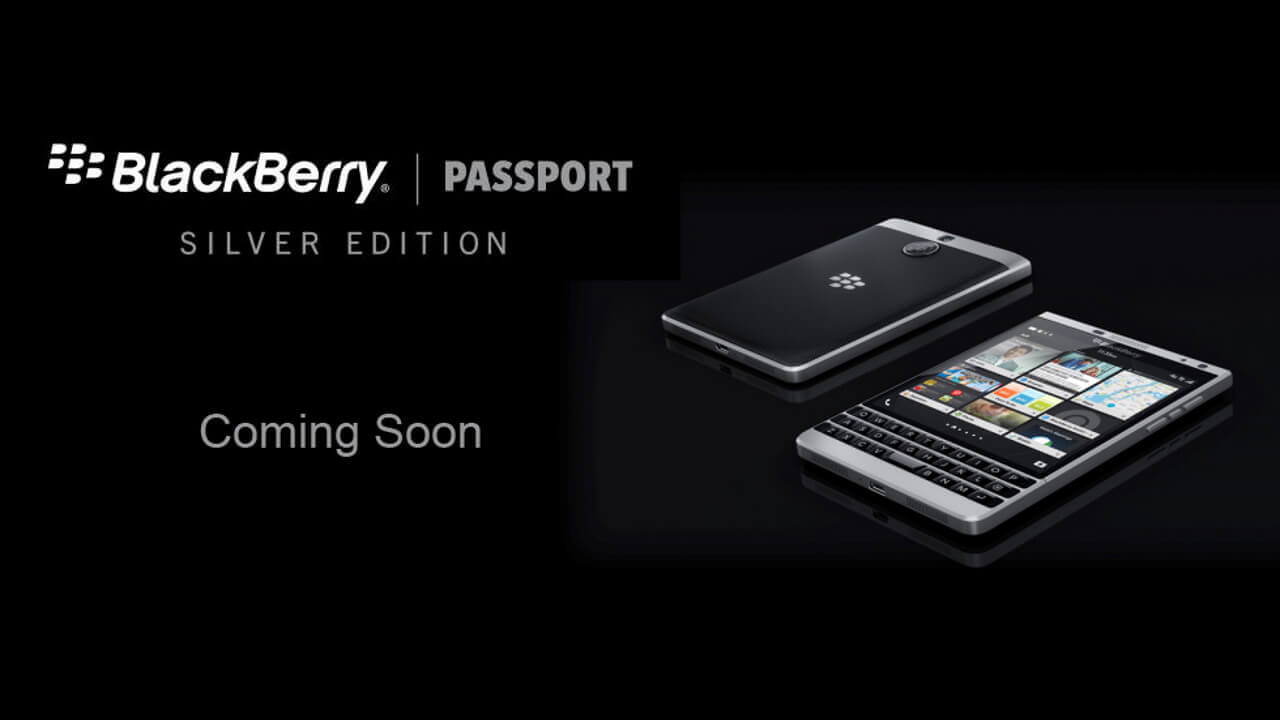 英Cloveが「BlackBerry Passport Silver Editon」予約開始