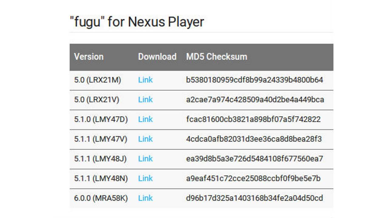 「Nexus 5/6/7（2013）/9/Player」Android 6.0ファクトリーイメージ公開