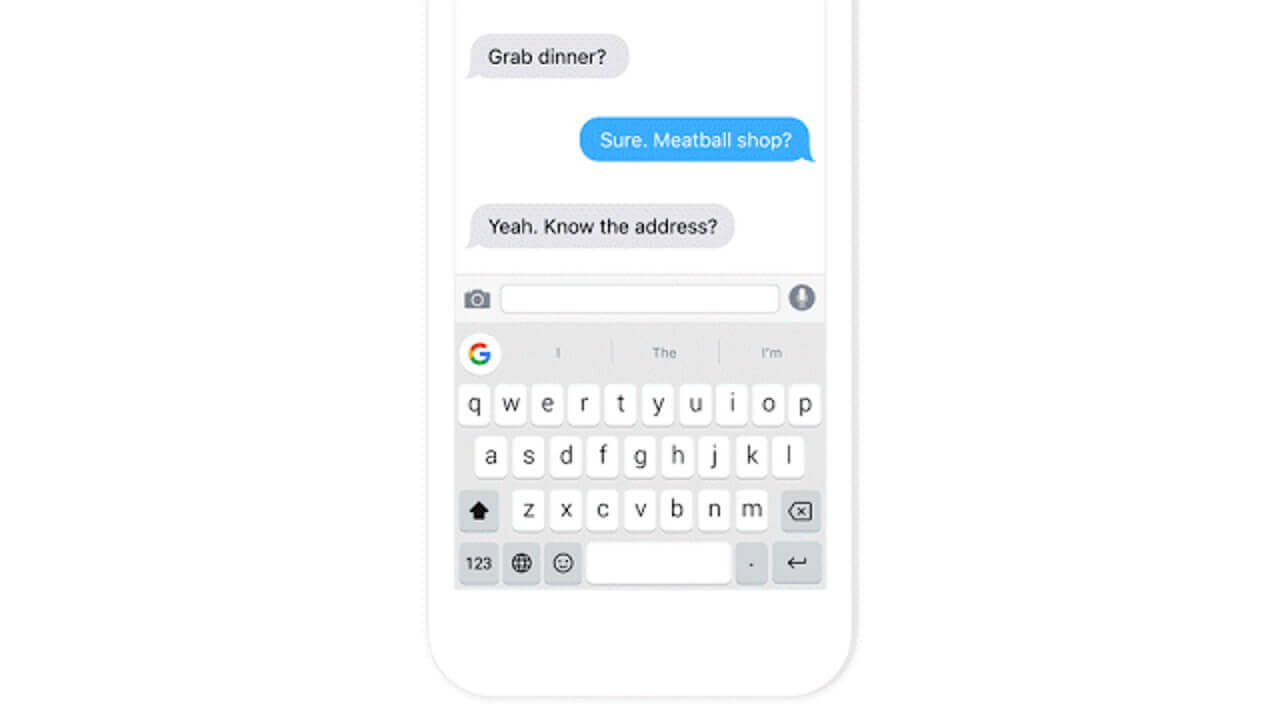 Google、新キーボードアプリ「Gboard」米iOSユーザー向け提供開始