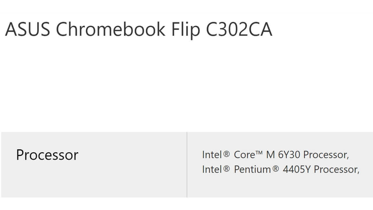 Chromebook Flip C302CA