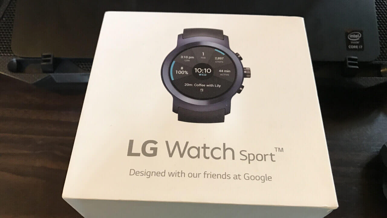【告知】18日17時から！「LG Watch Sport」開封ライブ