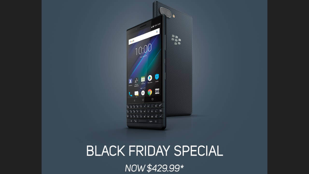 米Amazon、「BlackBerry KEY2 LE」を$20引きで販売中【ブラックフライデー】
