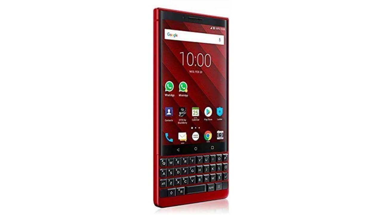 英Amazonに直輸入可能な「BlackBerry KEY2 Red Edition」が一応登場