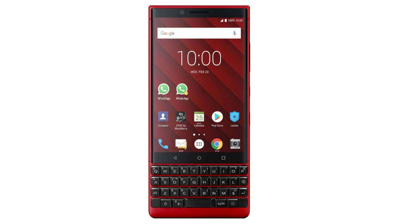 米Amazonで「BlackBerry KEY2 Red Edition」発売、日本直送は