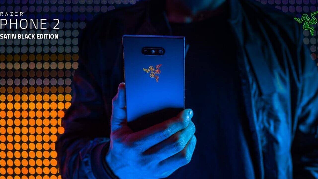 マット仕様の「Razer Phone 2 Satin Black Edition」が米国で限定発売