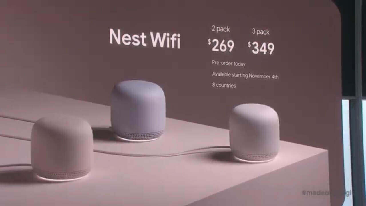 新型Wi-Fiルーター「Nest Wifi」正式発表