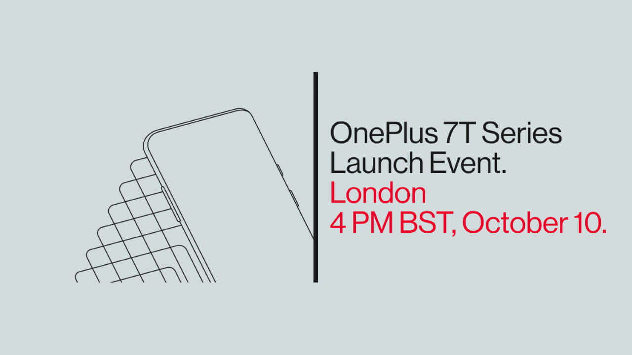 10月10日にロンドンで「OnePlus 7T」シリーズ発表へ