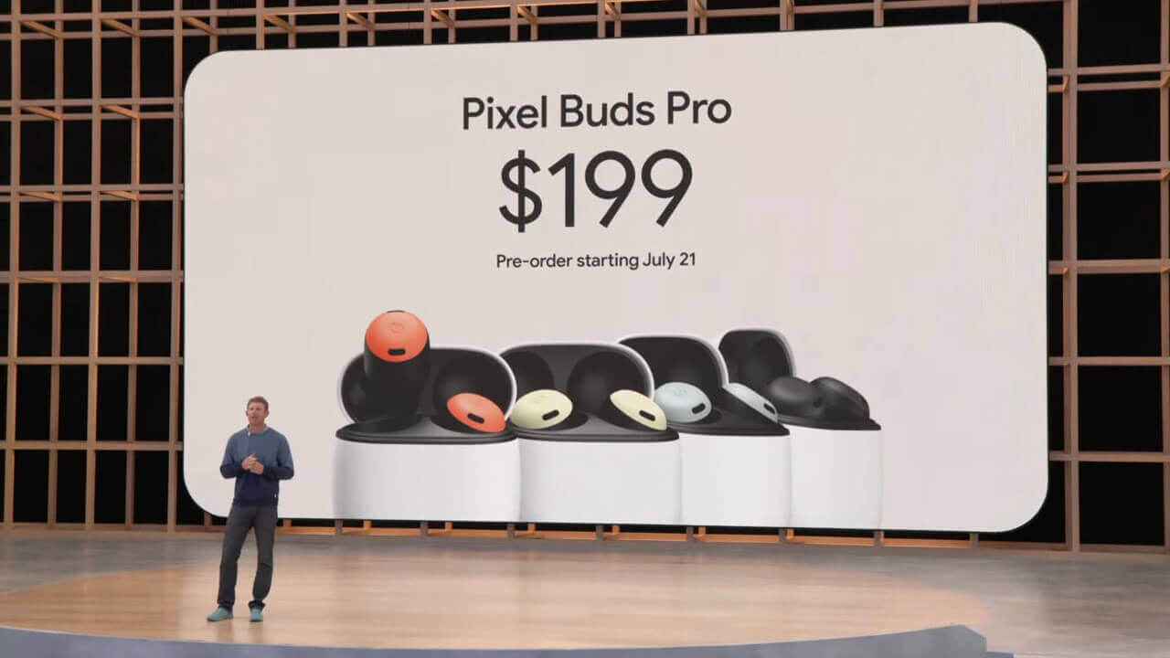 ANC対応「Pixel Buds Pro」7月28日国内発売【Google I/O 2022】
