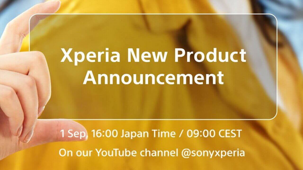 Xperia 5 IV？Sony、9月1日に新型Xperia発表へ