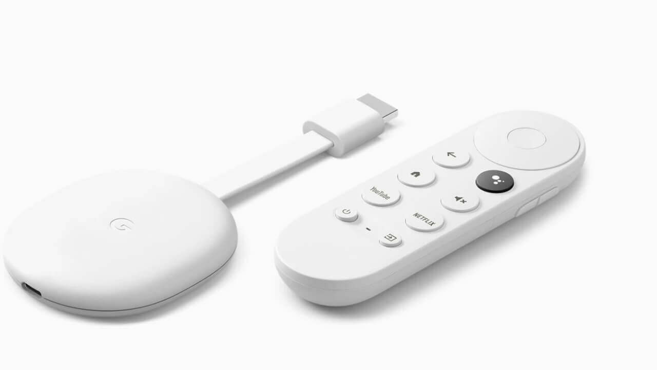 「Chromecast with Google TV（4K）」4,980円特価！Amazonなど