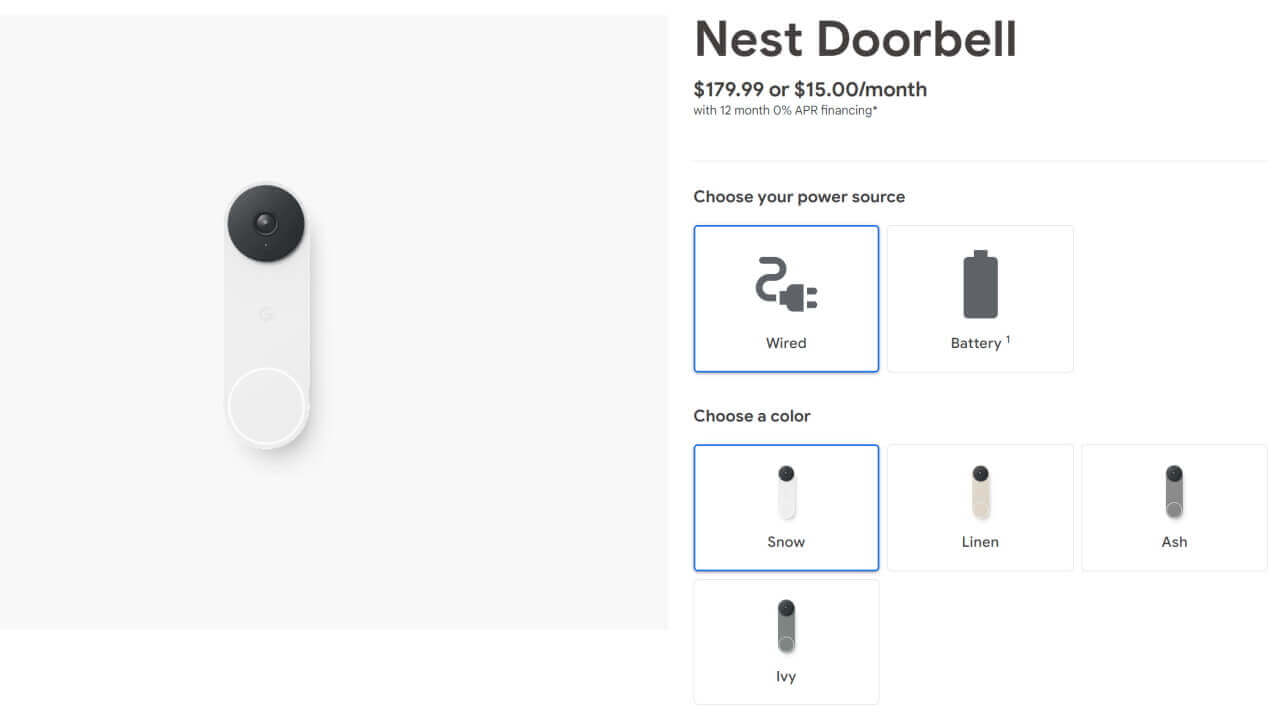 Nest Doorbell（2nd Gen）