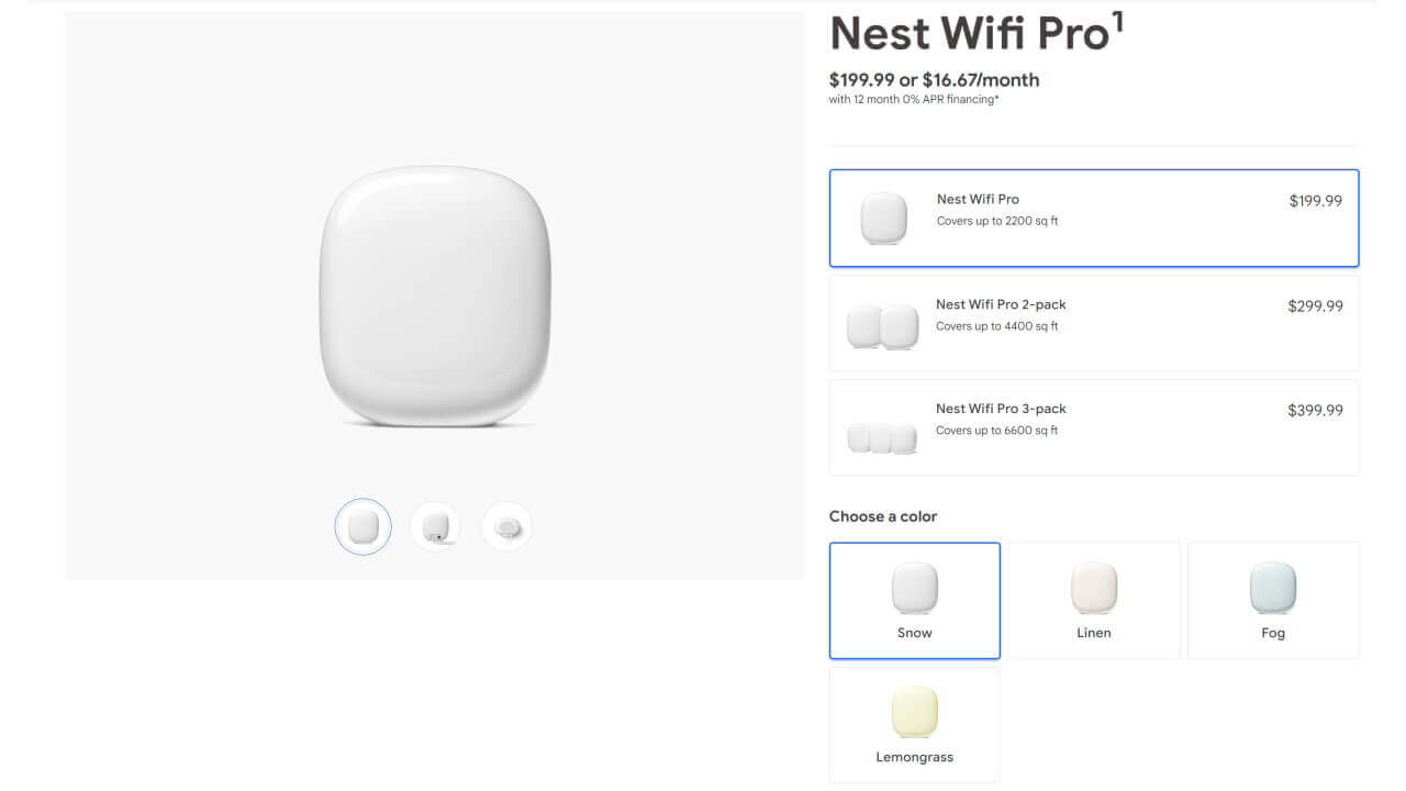 Nest Wifi PRo