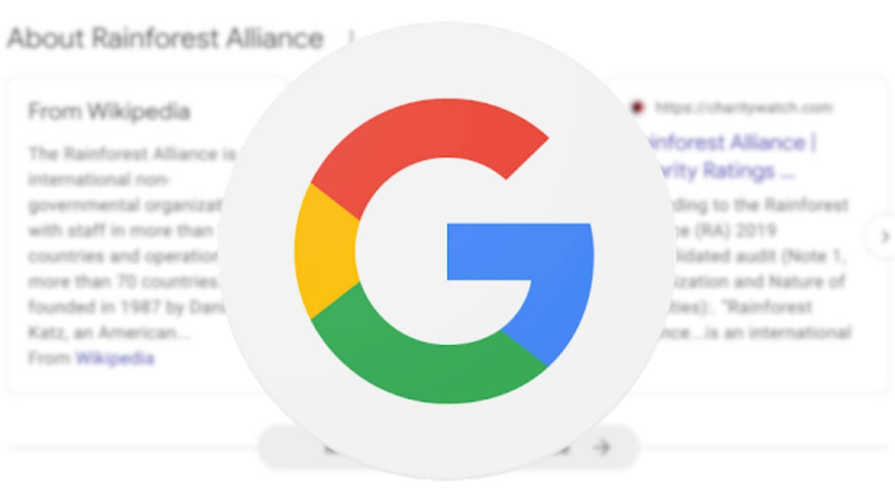 Google検索、組織URL入力時にWEBサイト情報表示へ