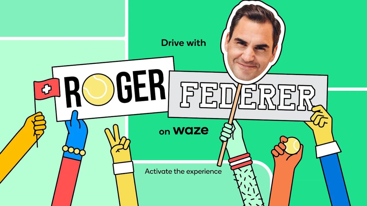 「Waze」フェデラー音声追加【英語/フランス語/ドイツ語】