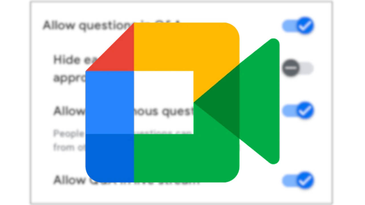 「Google Meet」ライブ配信Q&A提供【Google Workspace】