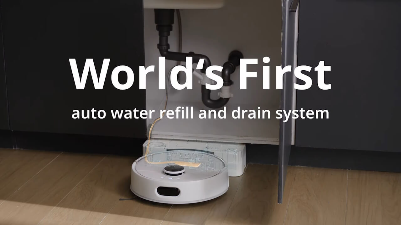 自動給排水対応新型ロボット掃除機「SwitchBot S10」発表